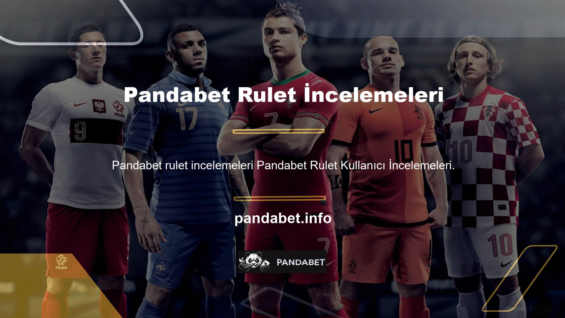 Tam özellikli Pandabet Rulet Oyunu Oyuncular ve Memnun Kullanıcılar Forumlar ve Web Siteleri tarafından övülür